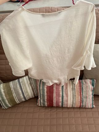 Blusa Zara Boho Chic Talla S