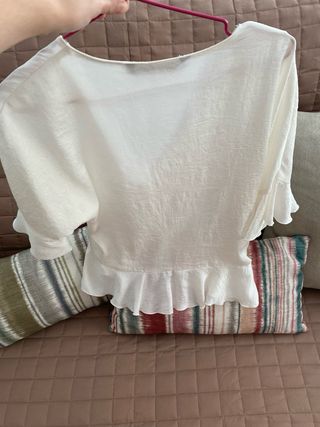 Blusa Zara Boho Chic Talla S