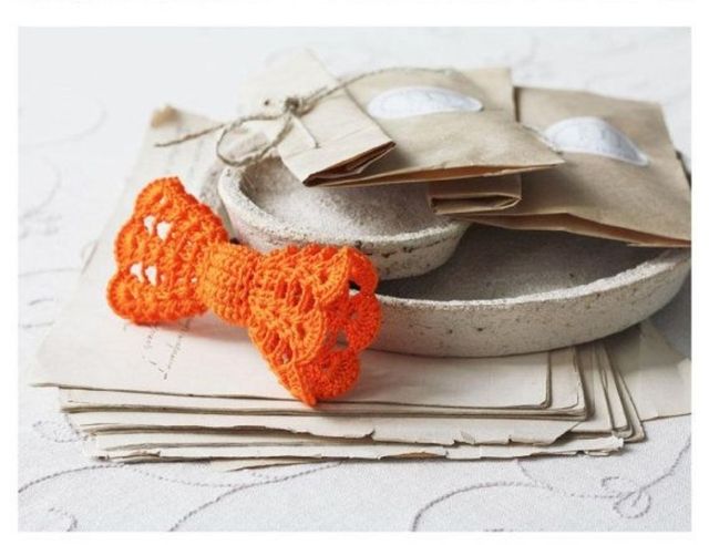 Lazo grande crochet Hecho a Mano (ideal colegio)❤️