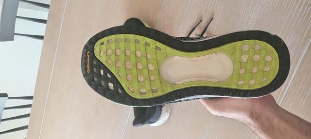 Zapatillas Adidas Running Negras y Verdes