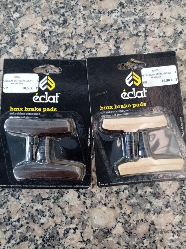 Zapatas de Freno Eclat BMX Negras o  Blancas