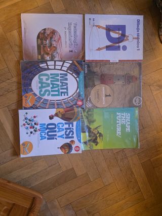 Libros 1°Bachillerato , rama ciencias