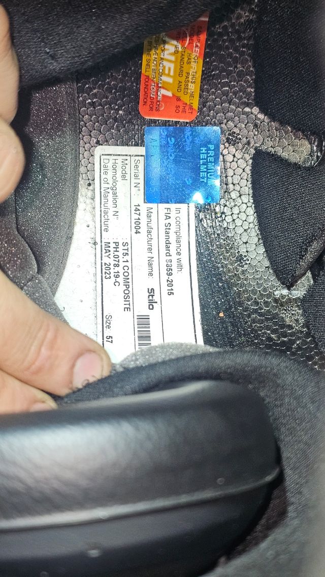 Casco Stilo ST5.1 Composite Competición talla 57