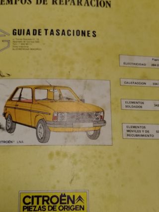 Manual Taller Citroën LNA Enero 84