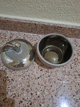 Joyero decorativo dorado y plateado