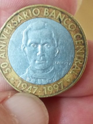 5 Pesos República Dominicana 1997
