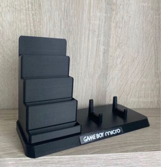 Soporte expositor game boy micro +4 porta juegos