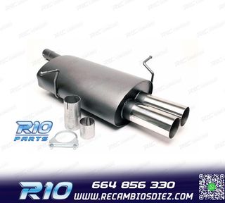 SILENCIOSO ESCAPE PARA BMW SERIE 3 E46 1998-2001 x2