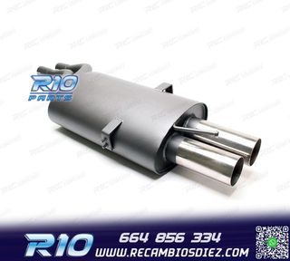 SILENCIOSO ESCAPE PARA BMW SERIE 3 E46 2000- x2