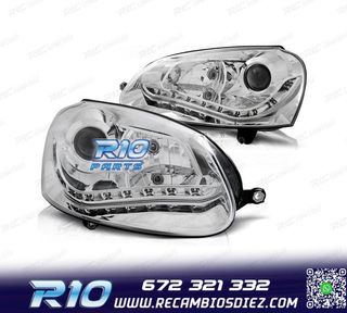 FAROS PARA VOLKSWAGEN VW GOLF MK5 03-08 XENON LUZ DIURNA FON