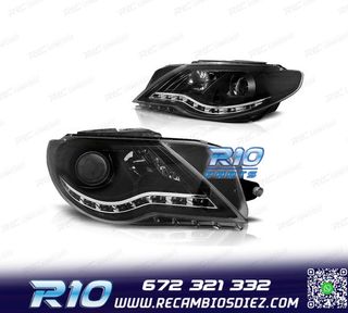 FAROS PARA VOLKSWAGEN VW PASSAT CC 08-12 LUZ DIURNA FONDO NE