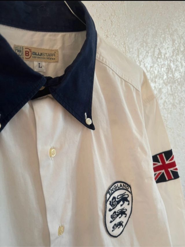 Camicia uomo England bianca
