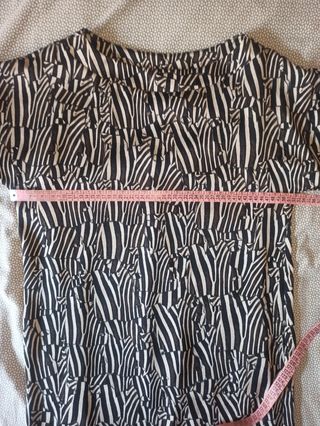 Vestito fantasia zebrata. Nuovo