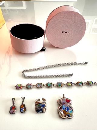 Conjunto Tous Oso Multicolor
