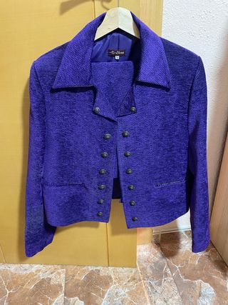 Traje Torrenti Fallero Morado Talla 52-54