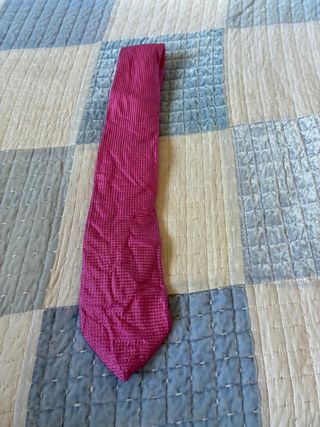 Set corbatas de seda italiana rosa, verde y gris