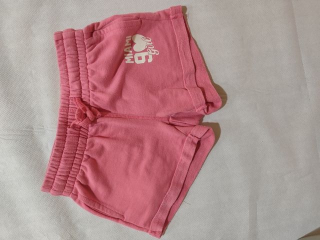Lote 4 pantalones cortos niña T6-7