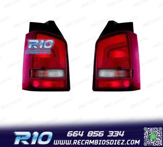 PILOTOS PARA VOLKSWAGEN VW TRANSPORTER T5 1P 10- AHUMADO ROJ