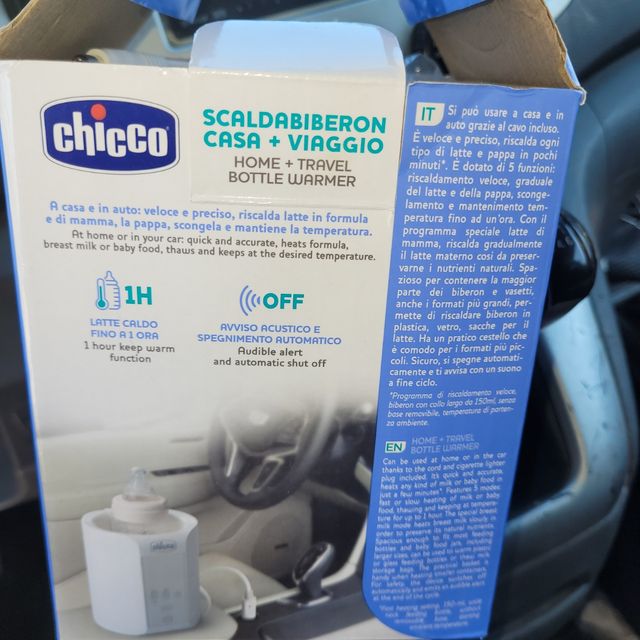Calienta biberones Chicco Home + Travel