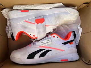 Zapatillas Halterofilia Reebok Blancas Naranja
