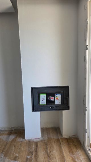 Chimenea de leña con etiqueta energética