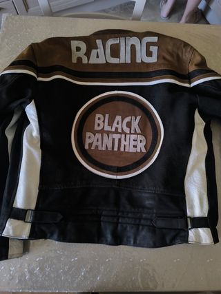 Giubbotto Moto Black Panther Pelle