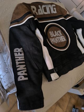 Giubbotto Moto Black Panther Pelle