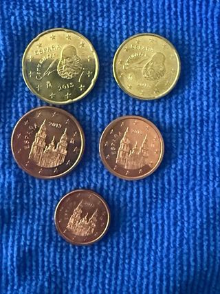 Lote 5 Monedas España 2013