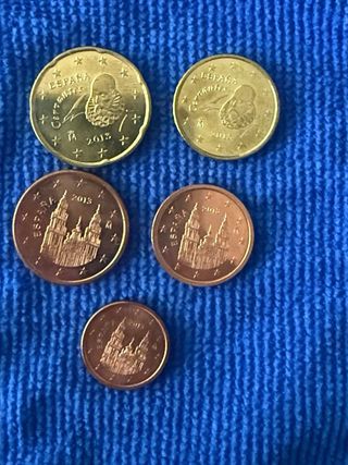 Lote 5 Monedas España 2013