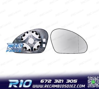 CRISTAL ESPEJO BASE DERECHO SEAT ALTEA 04-09 CONVEXO