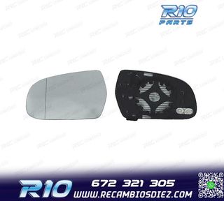 CRISTAL ESPEJO BASE IZQUIERDO AUDI A3 10-12