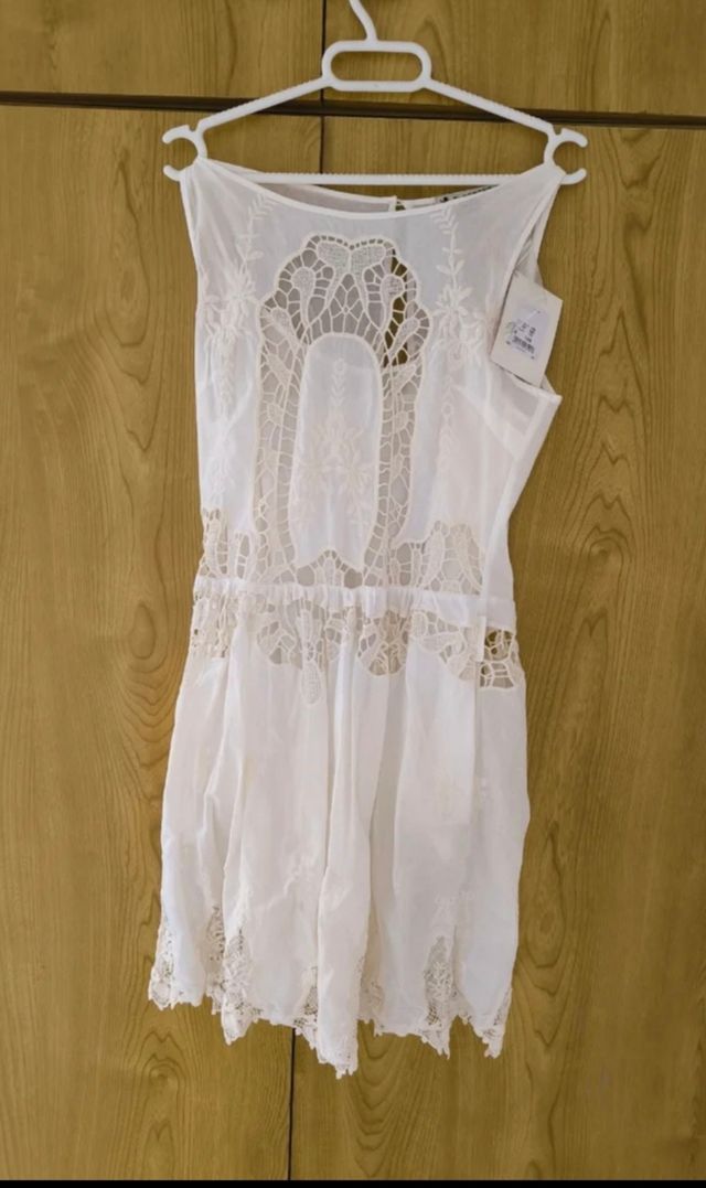Vestido Holy Preppy Blanco Talla XS