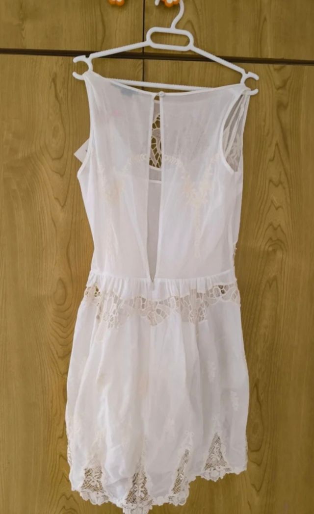Vestido Holy Preppy Blanco Talla XS