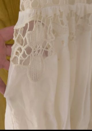 Vestido Holy Preppy Blanco Talla XS