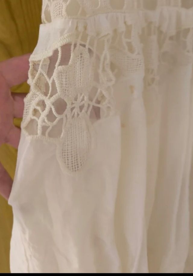 Vestido Holy Preppy Blanco Talla XS