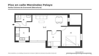 Piso en venta en Singuerlín - Can Franquesa - Les Oliveres en Santa Coloma de Gramanet