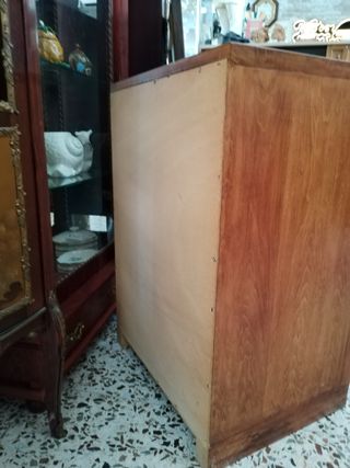 MESILLA RÚSTICA MADERA CON PUERTA