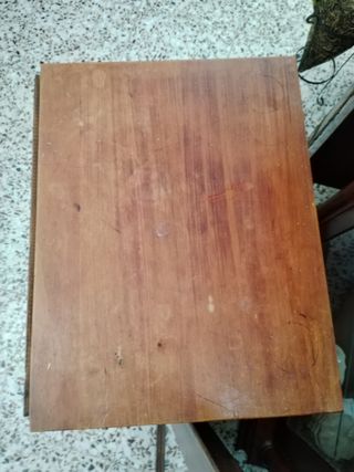 MESILLA RÚSTICA MADERA CON PUERTA