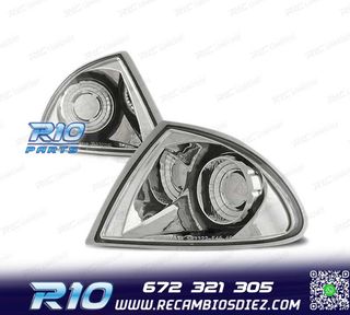 INTERMITENTES FRONTALES BMW E46 98-01 CROMADO