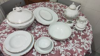 Vajilla Bidasoa Porcelana Blanca