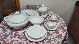 Vajilla Bidasoa Porcelana Blanca