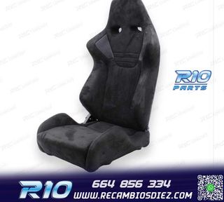 ASIENTO BAQUET UNIVERSAL NEGRO EVO ERS RALLY