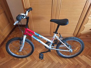 Bicicleta Orbea 18 pulgadas Roja y Blanca