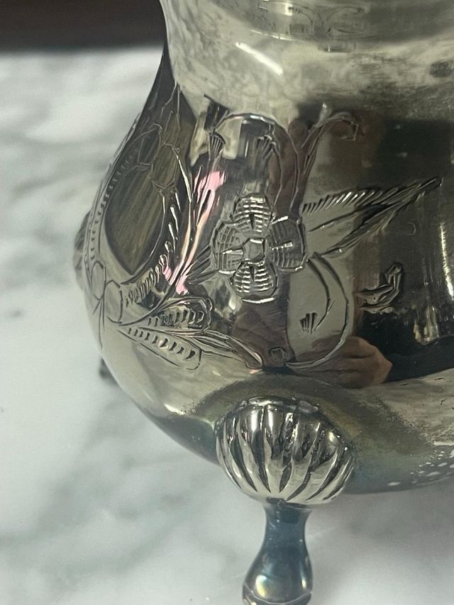 TETERA Y LECHERA PLATEADAS