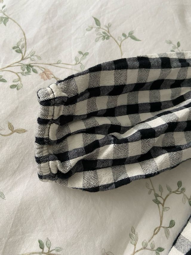 Vestido niña Zara cuadros manga larga