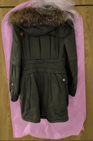 Parka Holy Preppy Talla S Verde Militar