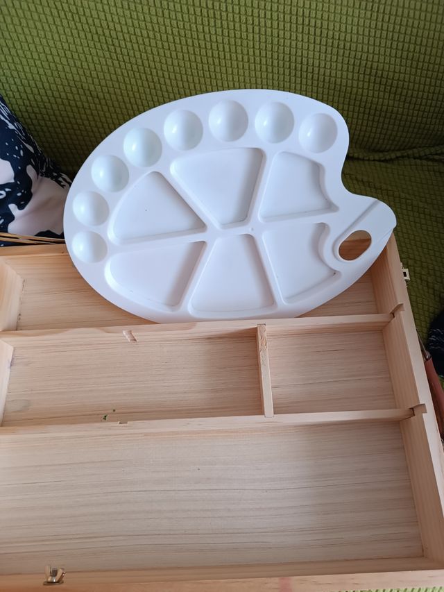 Maletín Caballete de Madera Crelando