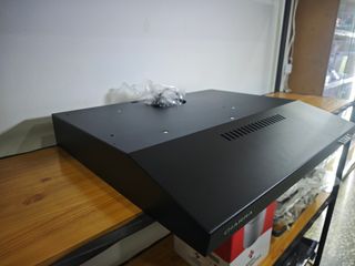 Campana extractora negra y gris - L