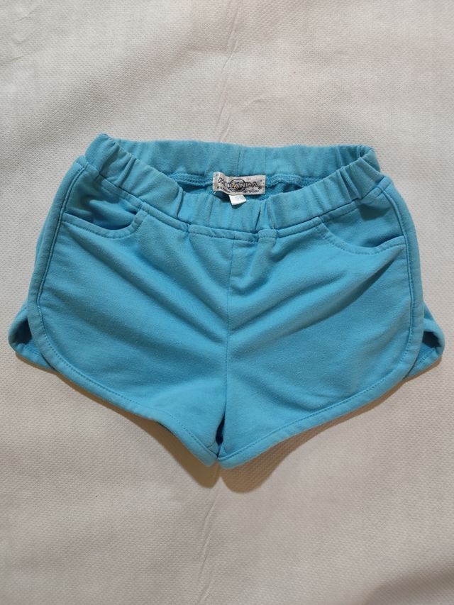 Lote 4 Pantalones Cortos Niña Talla 5-6