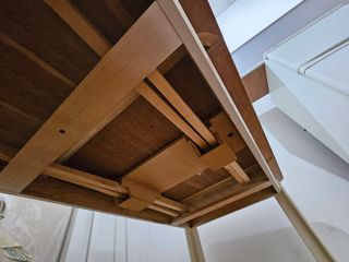 Mesa extensible , lacada.